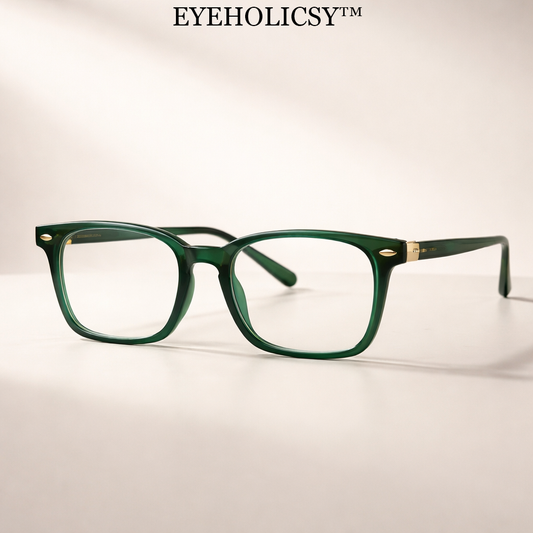 Eyeholicsy™ Emerald Vision Square Frames